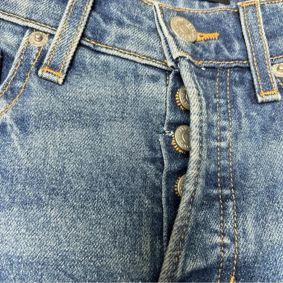 Veronica Beard Ryleigh Patched Slim Straight High  Rise Jeans - Picture 9 of 13